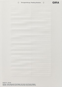 145400 Gira Вкладыши для надписей