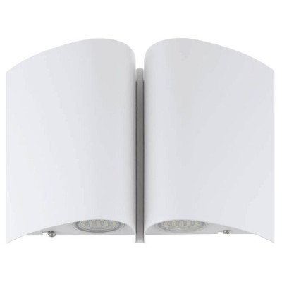 Eglo Светильник LED уличный настенный SUESA, 4х2,5W(LED), IP44, 265х180, A75, сталь, белый