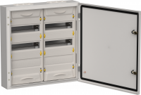 TITAN 5 Корпус мет. ЩРн-72 (2х36) 585х570х140 IP54 сер IEK, TI5-50-N-2X036-54-7035