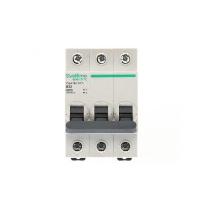City9 Set Автоматический выключатель (АВ) B 32А 3P 6kA 400В, Systeme Electric, C9F16332
