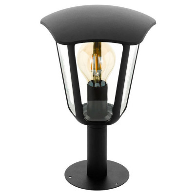 98122 Уличный светильник напольный MONREALE, 1х60W(E27), ?230, H335, лит. алюминий, черный/пластик,