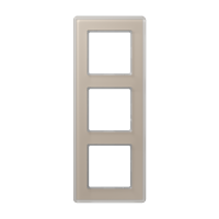 Рамка на 3 поста, стекло шампань, Jung Рамка на 3 поста, стекло шампань, Jung