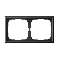 GAL001402 - ARTGALLERY 2-постовая РАМКА, универсальная, БАЗАЛЬТ, Systeme Electric