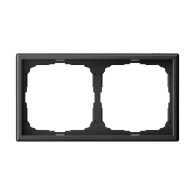 GAL001402 - ARTGALLERY 2-постовая РАМКА, универсальная, БАЗАЛЬТ, Systeme Electric