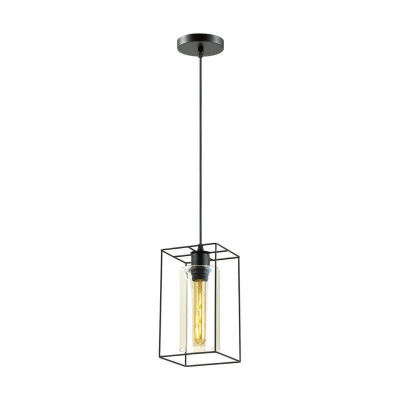 LUMION 3728/1 SUSPENTIONI LN19 147 черный Подвес E27 1*60W 220V ELLIOT