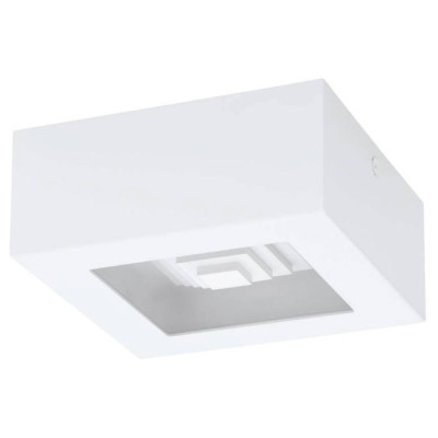 96791 Светодиодный настенно-потолочный светильник FERREROS, 1X6,3W(LED), 140X140, H60, сталь//белый//п