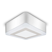 Светильник Gauss Backlight накладной квадрат 6+3W 540lm 4000K 220-240V 145*145*40мм 3 режим LED 1/30, BL223