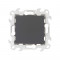 Simon 2450101-038 Однополюсный выключатель 10AX 250В~ цвета графит S24 Harmonie