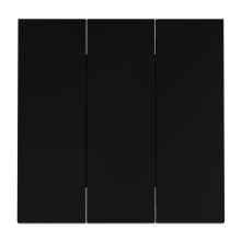 Клавиши для выключателя/переключателя трехклавишного, S70 (черный матовый), VLS000508