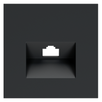 Накладка для розетки компьютерной RJ45 кат.6, S70 (графит), VLS001307 Накладка для розетки компьютерной RJ45 кат.6, S70 (графит), VLS001307