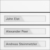 5533902 Gira Модуль кнопок вызова System 106 3-клав. 5533902 Gira Модуль кнопок вызова System 106 3-клав.