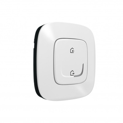 752596 - Valena Allure with NETATMO. Стартовый пакет.  Шлюз WiFi + умная розетка 2К+З 16А 230В + главный беспроводной выключатель "Я дома/Я вне дома". Цвет Белый