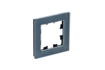 ATN360701 - ATLASDESIGN NATURE 1-постовая РАМКА, НАТУРАЛЬНОЕ СТЕКЛО, ГРИФЕЛЬ, Systeme Electric