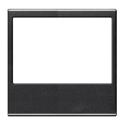 N2268 AN - Накладка (центральная плата) для механизма цифрового FM-радио арт.9368 и/или механизма (блока) ДУ арт.9368.2, серия Zenit, цвет антрацит - 2CLA226800N1801