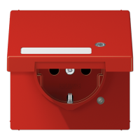 SCHUKO-розетка с крышкой  , LS1520NAKLKORT