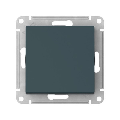 ATN000861S - ATLASDESIGN 1-клавишный ПЕРЕКЛЮЧАТЕЛЬ, сх.6, 10АХ, мех., быстрозажим. клем., ИЗУМРУД, Systeme Electric