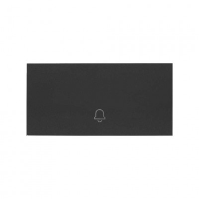 Simon 10000017-238 Клавиша выключателя с пиктограммой «звонок» цвета черный матовый S100