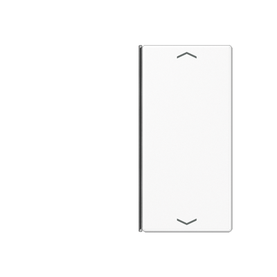 двухклавишная крышка для KNX, 1 часть , A402TSAPWW
