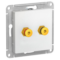 IRIDIUM Розетка Аудио для подключения звуковых устройств. Цвет белый , M0901 IRIDIUM Розетка Аудио для подключения звуковых устройств. Цвет белый , M0901