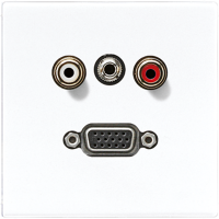 2x Cinch Audio (RCA) / Stereo разъем (TRS 3.5 mm) / VGA, MALS1072WW