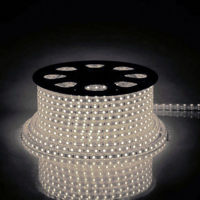 Лента светодиодная, 60SMD(2835)/m 4.4W/m 230V IP65 100m, 4000K , FERON LS704 с 2 сетевыми шнурами, 2 заглушками, 2 коннекторами,10 крепежами в комплек, Feron 48291