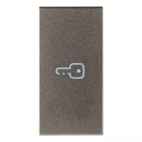 Vimar Клавиша для осевых устройств на 1 модуль символом "ключ", Metal, 19131.P.M Vimar Клавиша для осевых устройств на 1 модуль символом "ключ", Metal, 19131.P.M