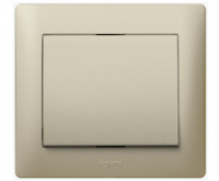 Legrand Выключатель 1-клавишный, цвет - титан,   серия Galea Life