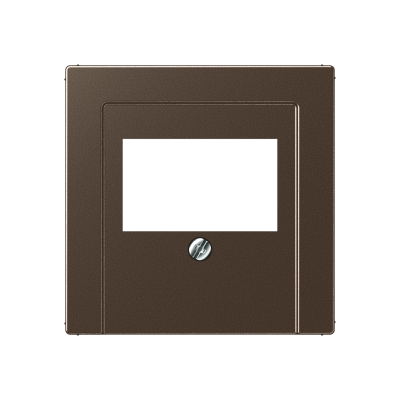 Крышка для ТАЕ и USB розеток, фиксация винтом; дюропласт; мокко; A500, A569PLTMO