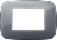 19683.61 - Vimar Накладка ROUND на 3 модуля REFLEX серый дым