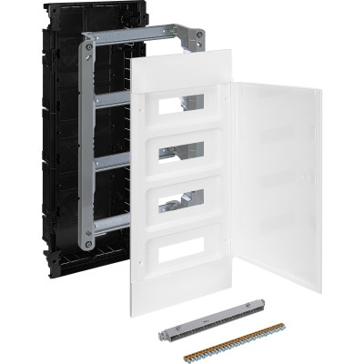 Legrand Practibox S Пластиковый щиток Встраиваемый 4X12 Белая дверь, 135544