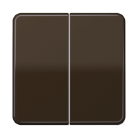 Клавиша для KNX кнопки, 2 группы; дюропласт; коричневый, CD102BR