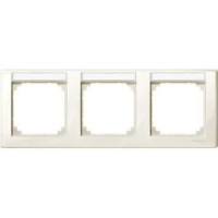 M-Smart Рамка 3-ная с полем для надписи гориз., беж.