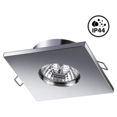 Novotech 370806 SPOT NT22 287 хром Светильник встраиваемый влагозащищенный IP44 GU10 50W 220V AQUA