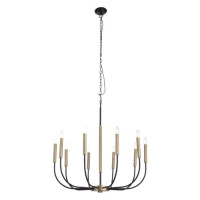 ST LUCE SLD008.423.10 Люстра подвесная ST-Luce Латунь, Черный E14 10*40W