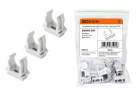 Крепеж-клипса для трубы 16 мм (10шт) - цвет белый TDM Electric, SQ0405-2001