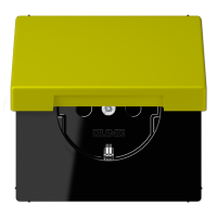 Клавиши для сдвоенных выключателей и кнопок с полем для надписи; коричневые, CD595NA