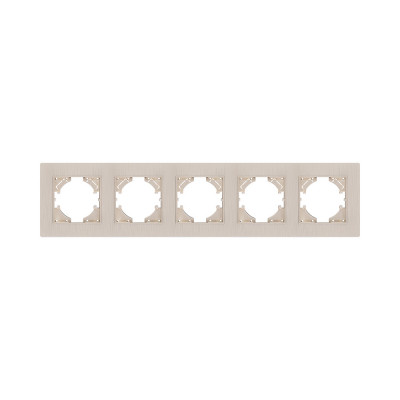 Рамка 5-постовая, золотой Kollinger Eleganz Plex EP5GD