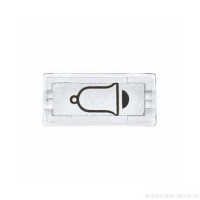 Линза для клавиши с символом "Звонок", прозрачная Линза для клавиши с символом "Звонок", прозрачная