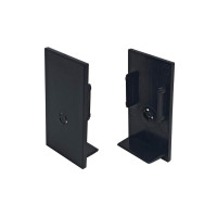 Denkirs TR2107-BK Торцевые заглушки для шинопровода SMART черные (комплект 2 шт)