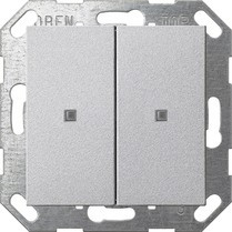 517326 Gira Кнопочный выключатель KNX, 2-клавишн.