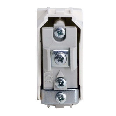 ДКС TV розетка без согласующего сопротивления (проходная), белая, 1мод., 76581B