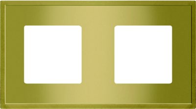 FD01242OB Fede Madrid Рамка 2-ная, Bright Gold