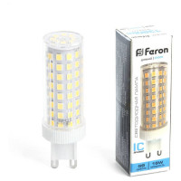 Лампа светодиодная, (15W) 230V G9 6400K JCD, LB-437, Feron 38214