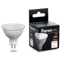 Лампа светодиодная, (6W) 230V G5.3 4000K MR16, LB-1606, Feron 38084