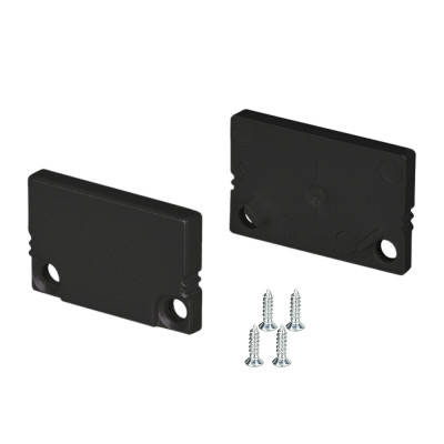 Заглушка SL-SLIM20-H13 BLACK глухая (Arlight, Пластик), 037512