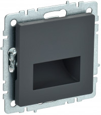 BRITE Подсветка LED встраиваемая ПЛ20-БрГ граф. IEK, BR-FL20-K53