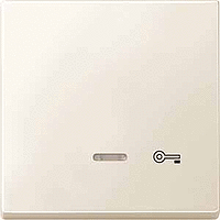 SD Клавиша 1-ная с линзой и символом "Ключ", беж.