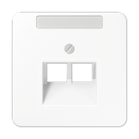 Крышка для ординарной телефонной и компютерной розетки UAE; белая, CD569-2NAUAWW Крышка для ординарной телефонной и компютерной розетки UAE; белая, CD569-2NAUAWW