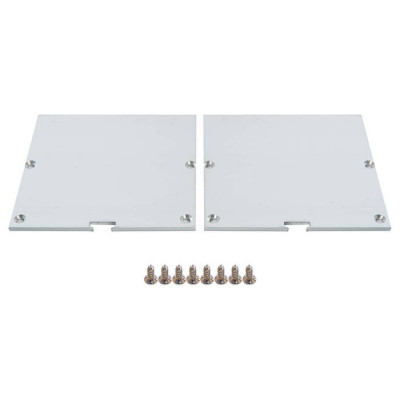 Профиль алюминиевый накладной, серебро, CAB265 с матовым экраном, 2 заглушками, 4 крепежами в комплекте, Feron 10376