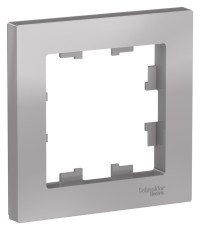 ATN000301 - ATLASDESIGN 1-постовая РАМКА, АЛЮМИНИЙ, Systeme Electric